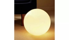Habitat Caliban Globe XL Glass Lamp - White