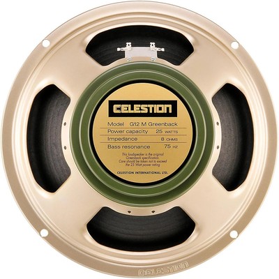 Celestion G12M Greenback 25W, 12'' Guitar Speaker  8 Ohm
