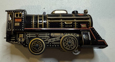 Vintage NOMURA TN Tin Litho Batter Op Electric Cable Train