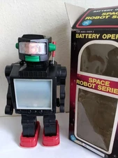 Vintage Super Space Explorer Robot B/O HK No.106  Hong Kong new!