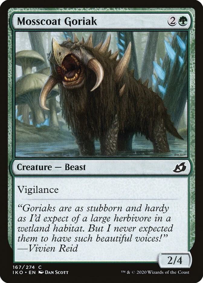 Mosscoat Goriak 167 Common Ikoria: Lair of Behemoths Magic: The Gathering LP