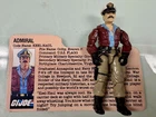 GI JOE vintage, Admiral Keel Haul - with File Card, 1988