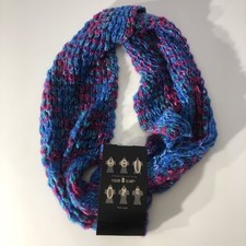 Women  s Knit Fashionable Infinity-Figure 8 Scarf Multicolor Beautiful NWT