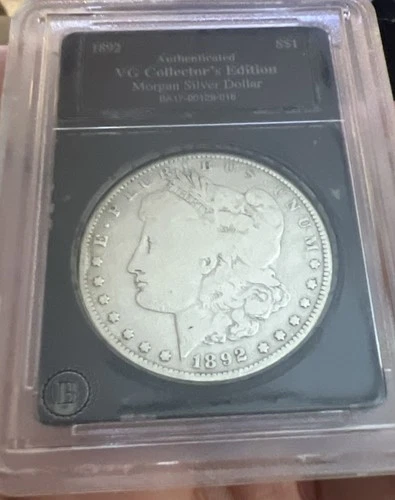 1892 Morgan Silver Dollar Vg