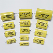 2/4/10pcs MKP Film Capacitor 250V 1uF-47uF 5% Audio Grade For Speaker Crossover