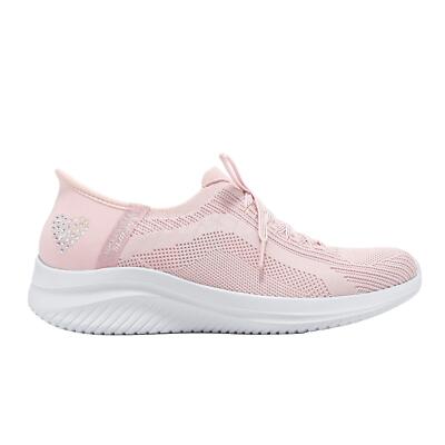 けいやうー　① Skechers Ultra Flex 3.0-Heart Me Slip-Ins Light Pink Women