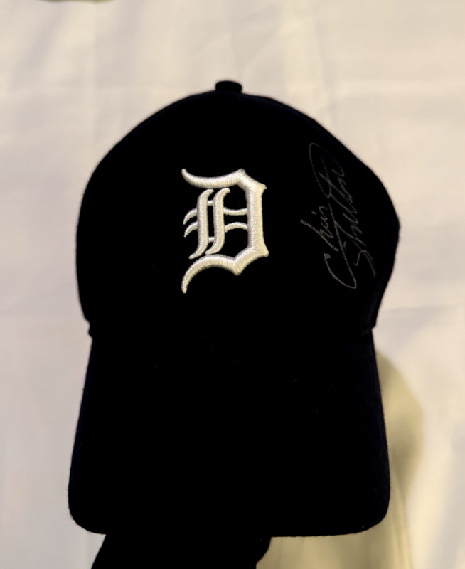 Chris Shelton -“AUTOGRAPHED” (Detroit Tigers)  Baseball Cap with BECKETT C.O.A.
