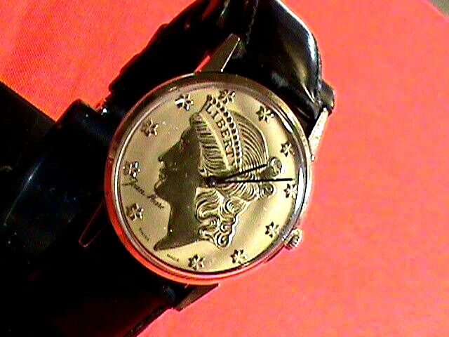 RARE VINTAGE 9CT GOLD JEAN MARC LIBERTY GENTS WATCH MANUAL SWISS