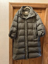 Women’s Per Una Puffer Jacket Khaki Marks And Spencer’s Size 14