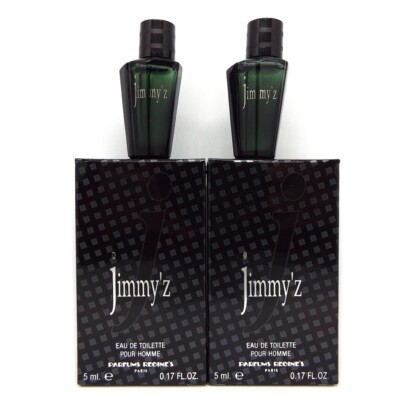 Parfums Regine's Jimmy'z Eau De Toilette Pour Homme .17 oz Mini 2 Pack Travel