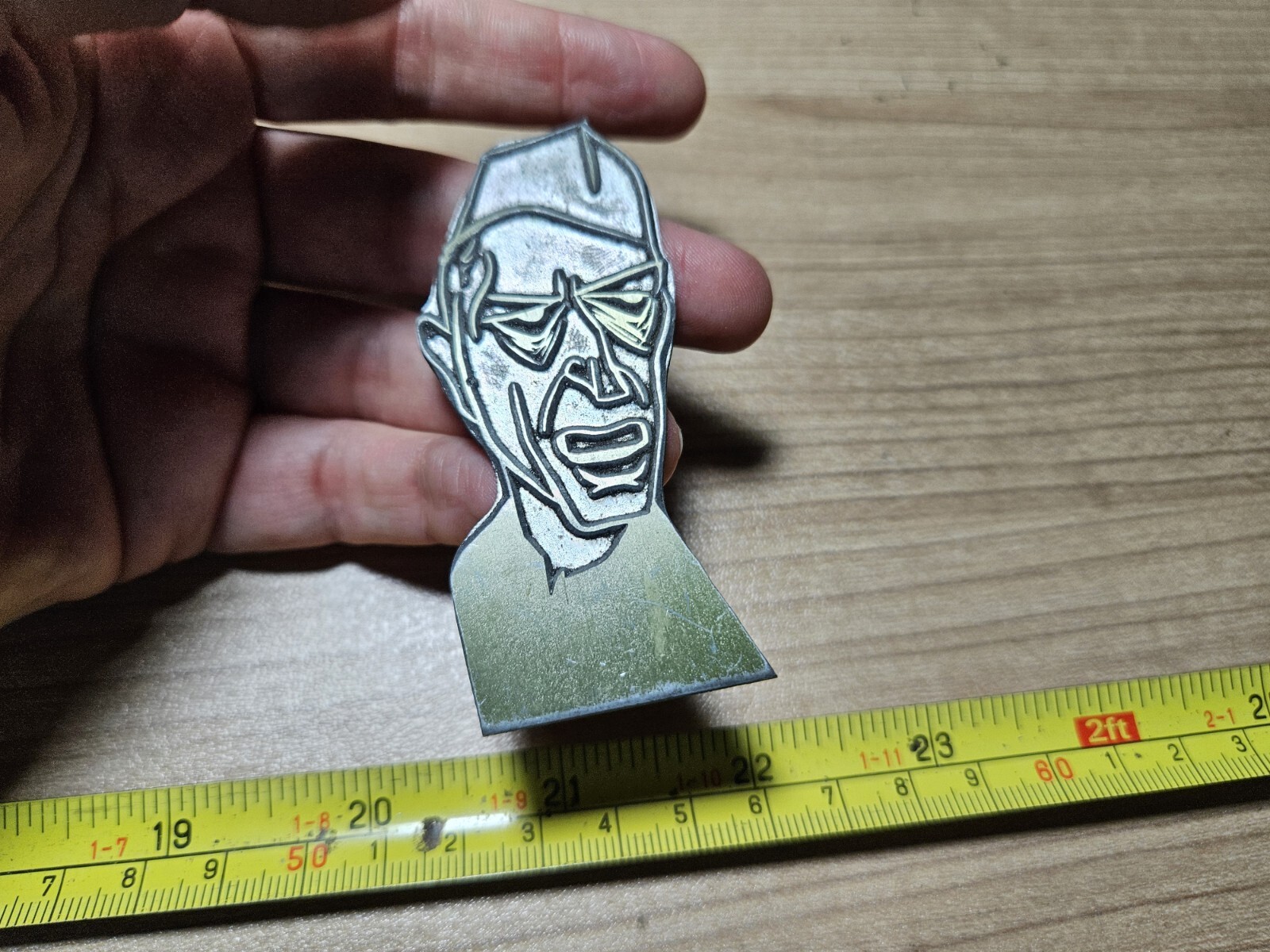 Vintage Jawaharlal Nehru Political Cartoon Newspaper? Printing Plate Rare