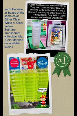 Card Storage Box Vault Lot (10-Pack) *NEW FOR CARDS IN PENNY SLEEVESStackable! | eBay Card Storage Box Vault Lot (10-Pack) *NEW FOR CARDS IN PENNY SLEEVESStackable! | eBay