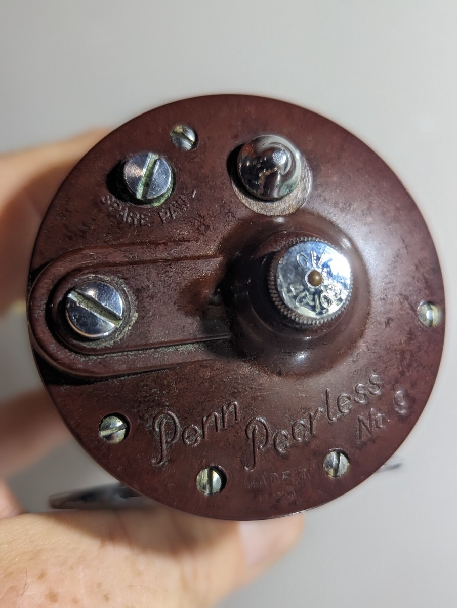 Vintage Penn Peerless #9 30-109S Fishing Reel USA antique