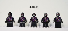 Lego Ninjago Nindroid  Minifigure Lot of 5 70720 70728 njo093 w/ Weapons