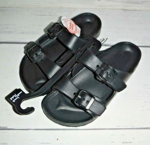 wonder nation two buckle footbed sandals