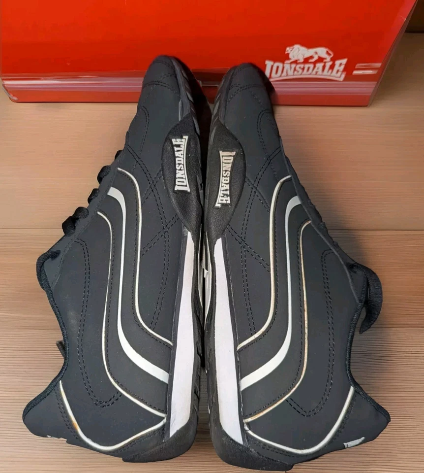 LONSDALE CAMDEN SHOES SNEAKERS NAVY BLUE MEN'S SIZE 10.5 - Image 2 of 4