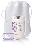 Philips Satinelle Epilator Hp6422/02 With Opti-start Cap With Massage Element Philips Satinelle Epilator Hp6422/02 With Opti-start Cap With Massage Element