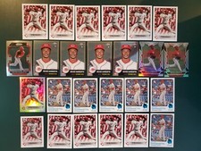 REIVER SANMARTIN- Lot of (25) ROOKIE cards - Topps Panini 2022 REDS