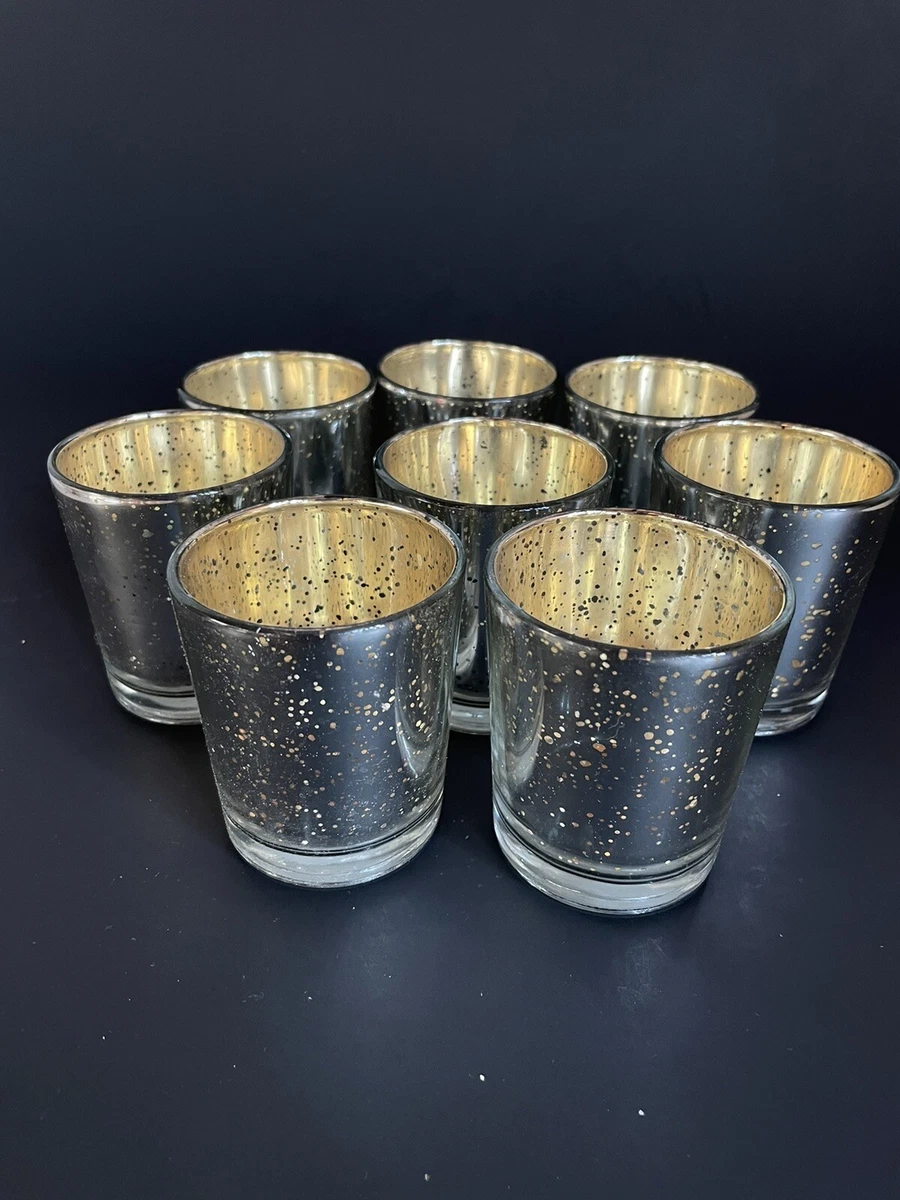 Mercury glass cheap candle holders