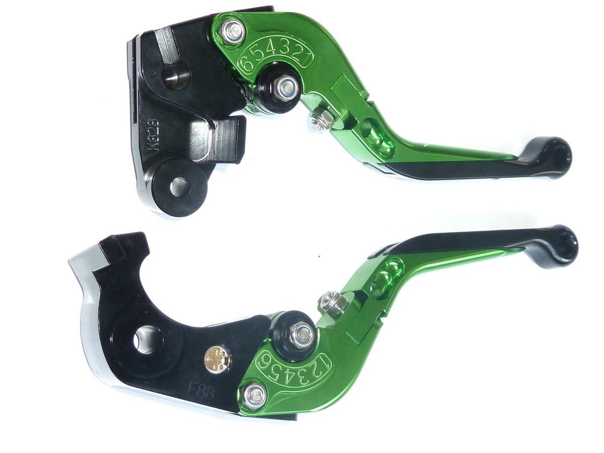 KAWASAKI ZX6R 2007-2018 BRAKE & CLUTCH LEVERS ROAD RACE TRACK FOLD