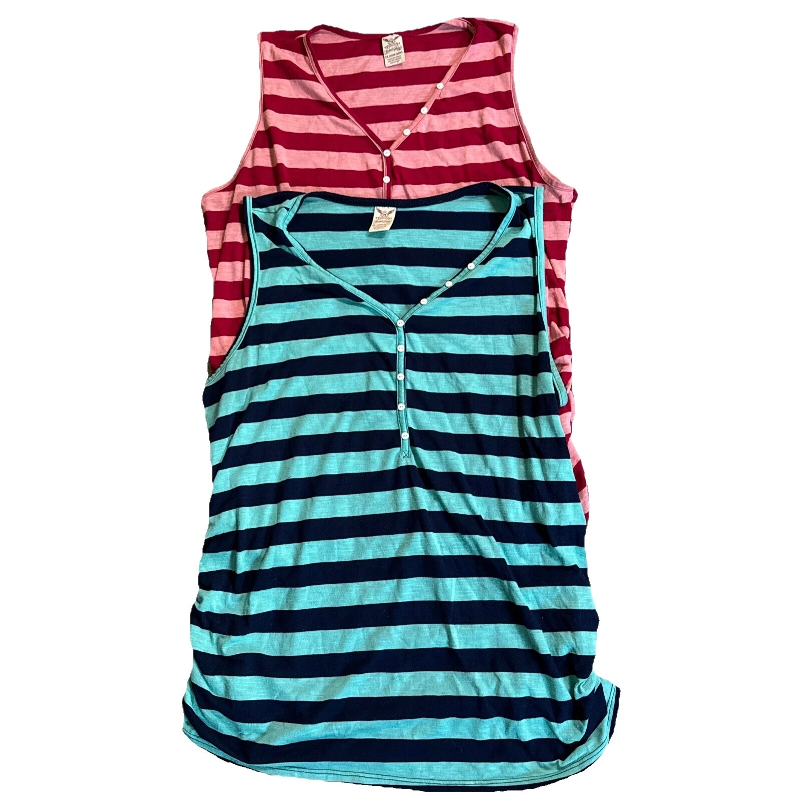 Faded Glory Striped Tank Tops for Women