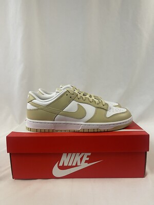 Nike Dunk Low Team Gold White Wolf Grey DV0833-100 Mens Size 12 NEW