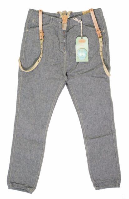 Pantalon bretelles fluide gris lin SCOTCH & SODA R&#039;BELLE Junior Fille