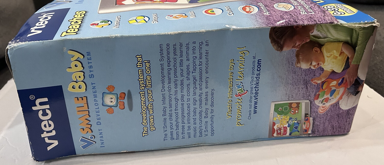 VTech V.smile Baby Infant Development System 1 Game a for sale online ...