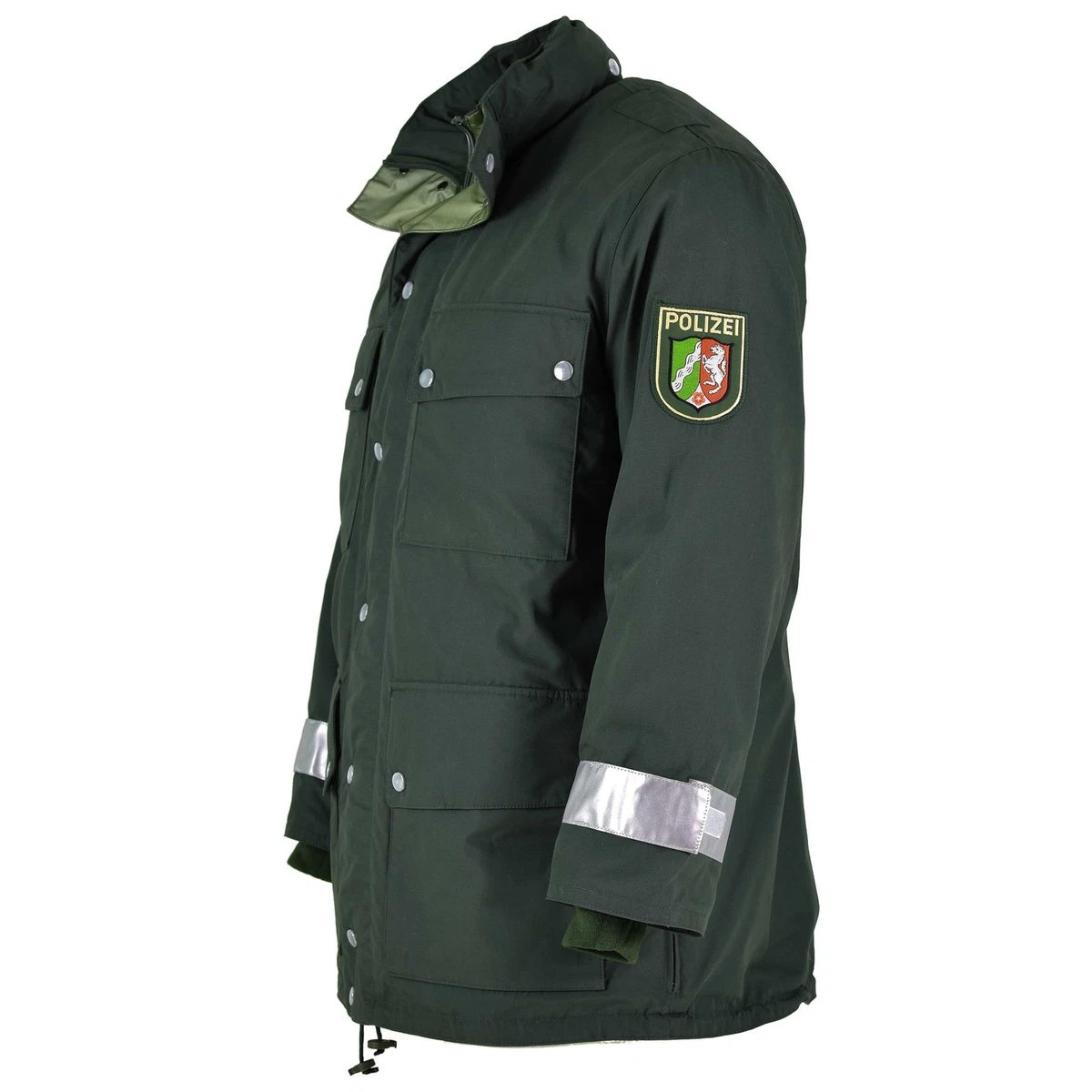 Genuine German police jacket GoreTex green waterproof BGS parka