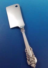 Grande Baroque by Wallace Sterling Silver Cheese Cleaver Custom Made