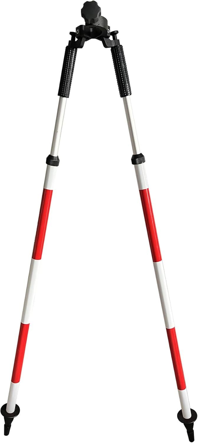 2 piezas 2 patas telescópico bípode GPS Rover varilla bípode para estación total RTK GNSS