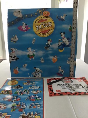 McDonald's Disney 102 Dalmatians Happy Meal Collectors Set With