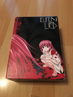 Elfenlied DVD im Schober 4DVD Poster beidseitig bedruckt Postkarte Anime