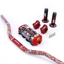 ProTaper Motorcycle Handlebar 1-1/8'' Dirt Bike Bars Grips Handle Pad ATV Quad