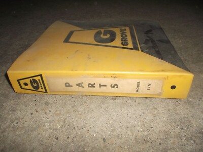 Grove RT520 Rough Terrain Crane Factory Parts Catalog Manual | eBay