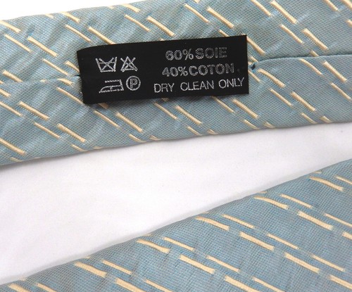 Nina Ricci Silk/Cotton Blen Tie/ made in France 1970's Look - Picture 2 of 4