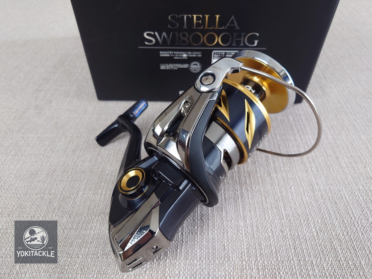 shimano stella sw18000HG 糸付き【値下げしました】 Shimano STELLA SW 18000HG Spinning Reel-Watch Our Product