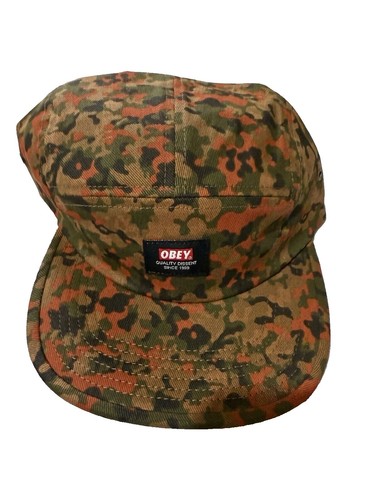 OBEY TIE DYE Strapback Hat All Over Print Skate 
