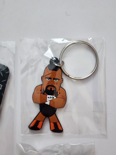 Pro Wrestling Crate Key Chain Lot Of 3 The Elite Taz Rowdy Roddy Piper - Picture 5 of 5