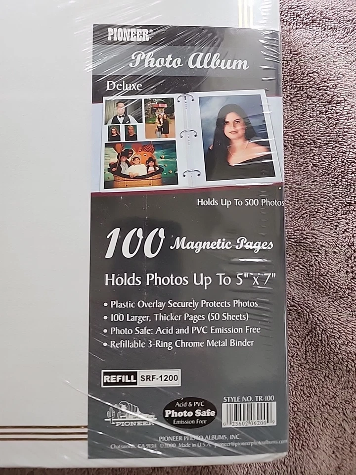 ÁLBUM DE FOTOS PIONERO DELUXE 100 páginas magnéticas [[BLANCO]] ((Sellado de fábrica)) Foto 2 de 4