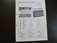 Original Service Manual SABA  Transeuropa  2000  automatic E