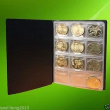 120-Pockets 3x3cm Coins Currency Holders Inserts Sleeves Collector Pages USA