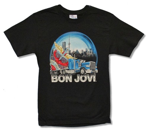 Bon Jovi Truck Tour Canada Black T 