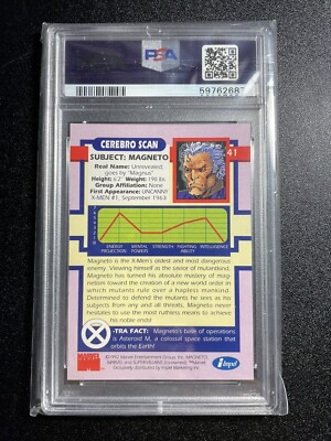 ヘデントール　スペシャルインサートカード 1992 Impel X-Men Magneto #41 PSA 10 GEM MINT | eBay