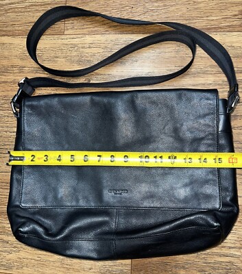 t*e様 COACH　コーチ　F54792　チャールズ　メッセンジャー　ブラウン Coach F54792 Charles Black Messenger Cross Body Bag | eBay
