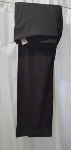 Time And Tru Women's Size XL(16-18)High Rise Fitted Leggings Black NWT