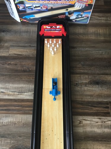 Ideal Rack-N-Roll Bowl Bowling Alley 5' Juego de Mesa 2003 Completo - Imagen 2 de 7