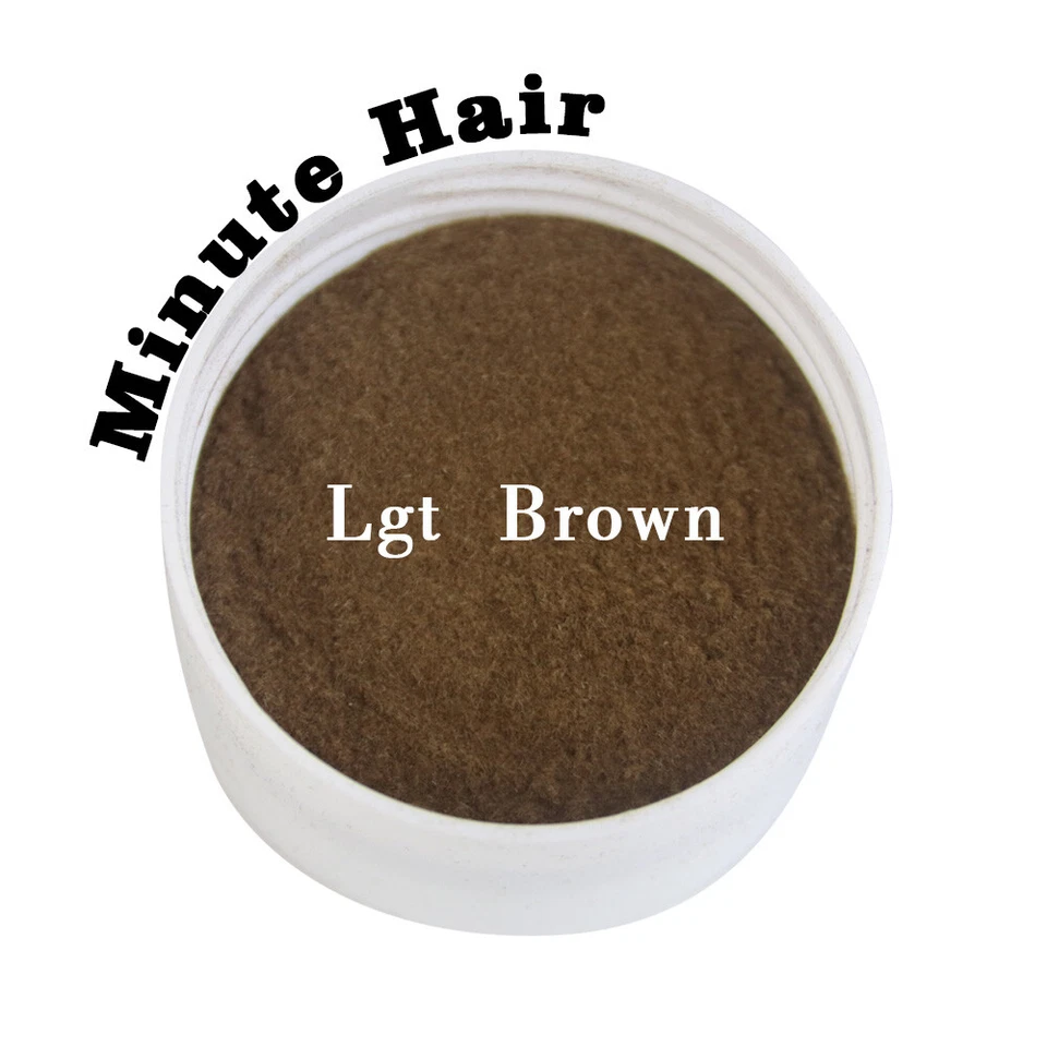 Hair Fibers 100g Refill Black Brown Blond Gray White Auburn Minute Hair™ Filler  - Image 2 of 4