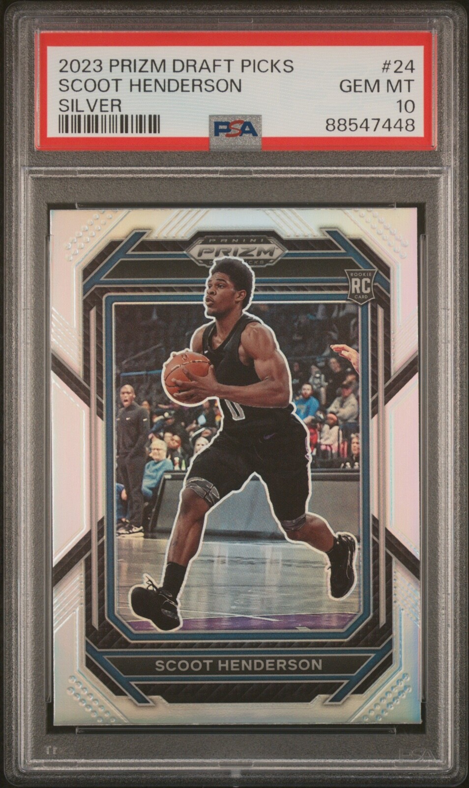 2023 Prizm Draft Picks Scott Henderson Silver #24 Rookie RC PSA 10 Gem Mint