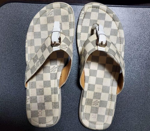 Louis Vuitton Damier Flat Thong Sandal 